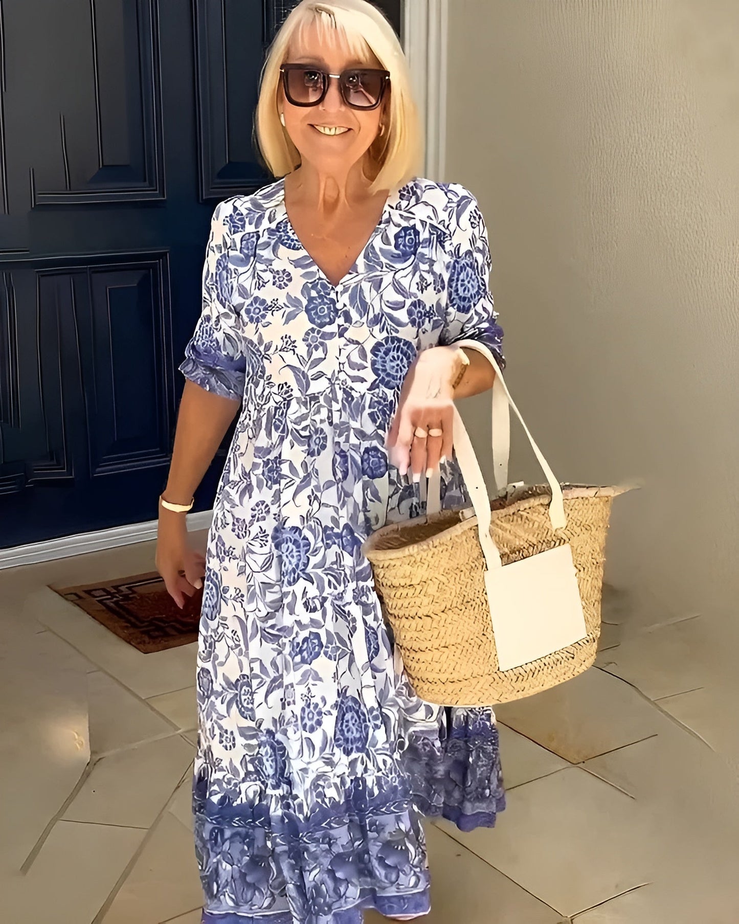 Elena Floral Comfort Midi