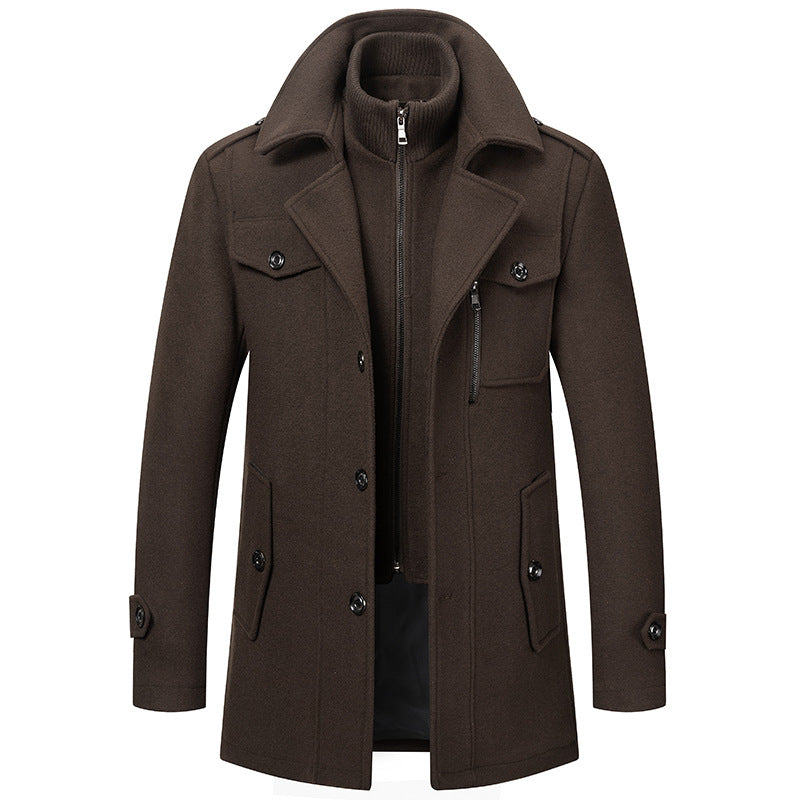 Heritage Classic Tweed Business Overcoat